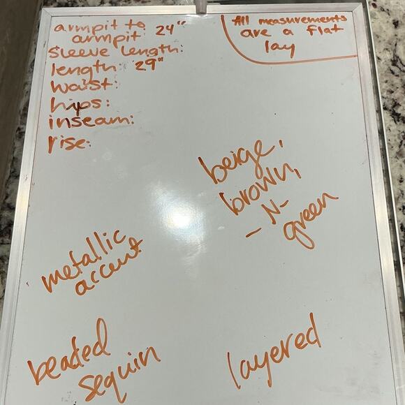 Vintage Dressbarn Womens Beaded Fairy Grunge Top Plus Size 2X Green Brown Sequin - Picture 4 of 9